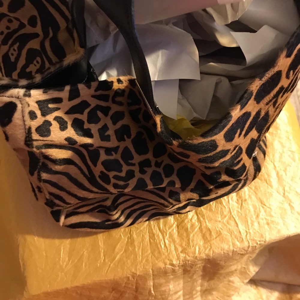 Leopard style tote vintage